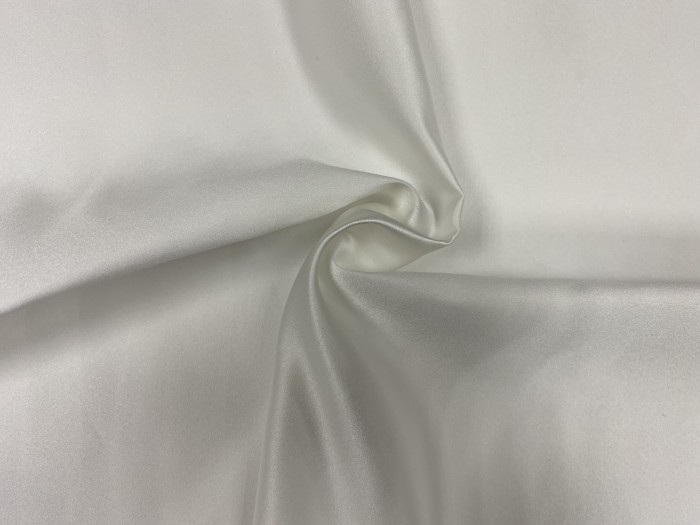 KSOA02 Ткань свадебная сатин американский шир.150см цв.белый(в рул.50м)
