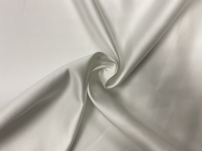 KSOA03 Ткань свадебная сатин американский шир.150см цв.молочный(в рул.50м)