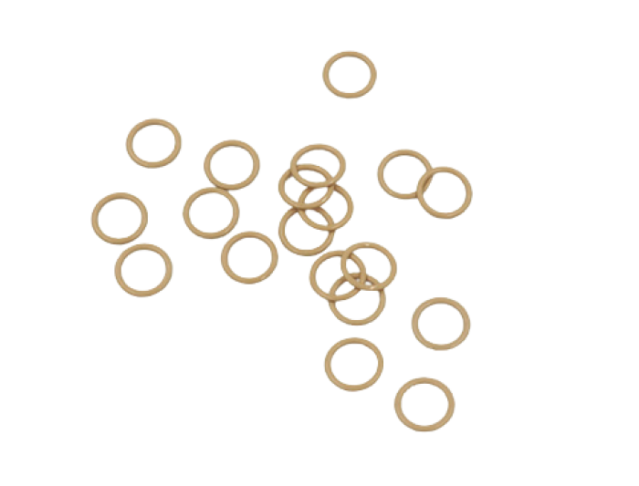 Бельевое кольцо регулировочное металлическое 12мм цв.бежевый(в упак.1000шт)