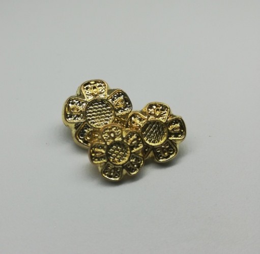 859B Пуговица металлизированная №18 11,5мм цв.золотой(в упак.1000шт)