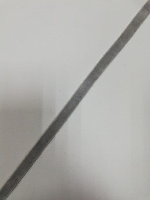 Бархатная лента 10мм цв.серый(в рул.100м)