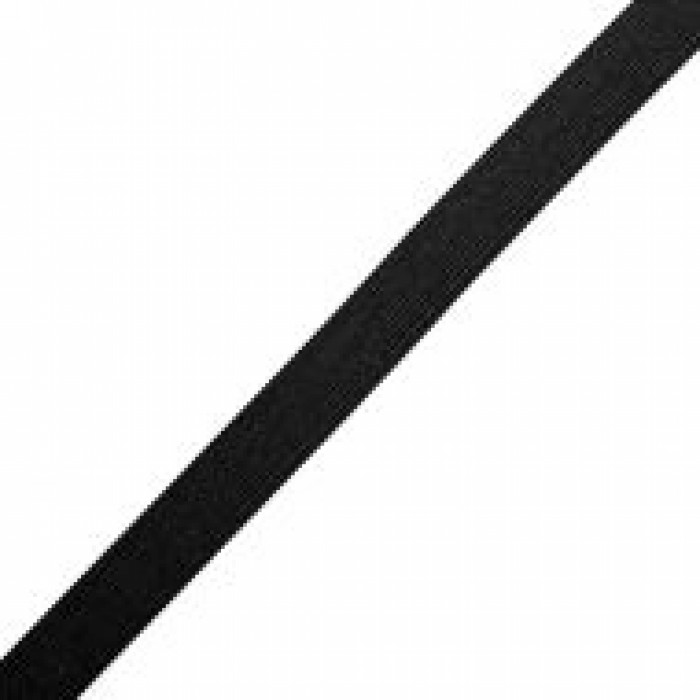 Резинка вязаная стандартная 020мм цв.черный(в рул.25м)