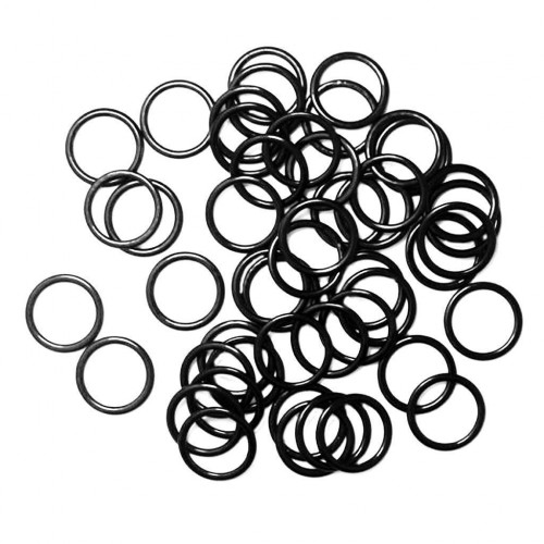 Бельевое кольцо регулировочное пластиковое 12мм цв.черный(упак.2000шт)