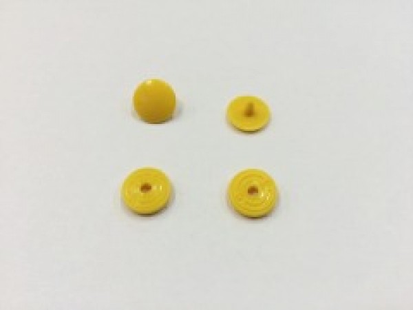 Кнопка пластиковая 15мм цв.желтый(в упак.500шт)