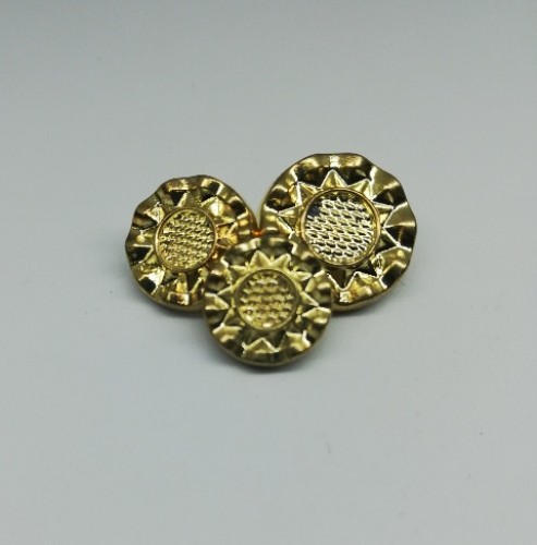 857B Пуговица металлизированная №20 12,5мм цв.золотой(в упак.1000шт)