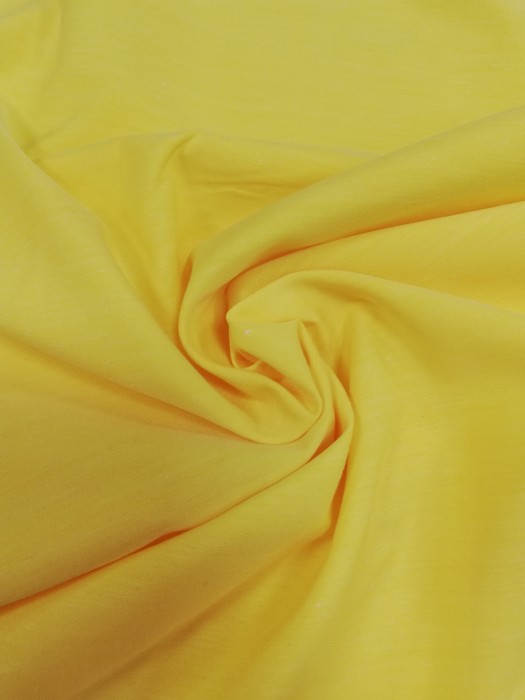 111-14328 Ткань хлопок дакрон однотонный 60%хлопок 40%полиэстер 150см цв.желтый(в рул.100 м)