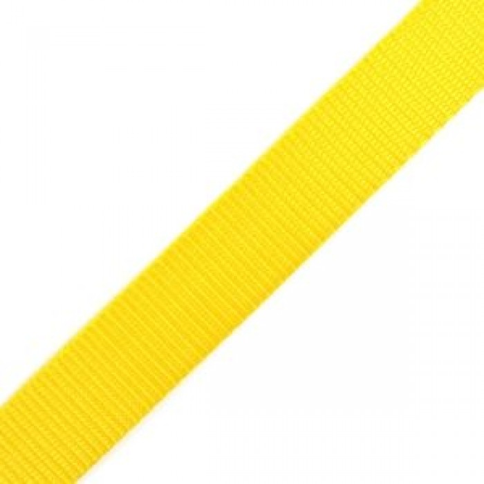 110 Стропа текстильная 25мм цв.желтый(в рул.100м)