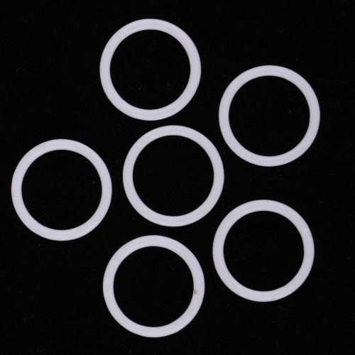 Бельевое кольцо регулировочное металлическое 20мм цв.белый(в упак.2000шт)