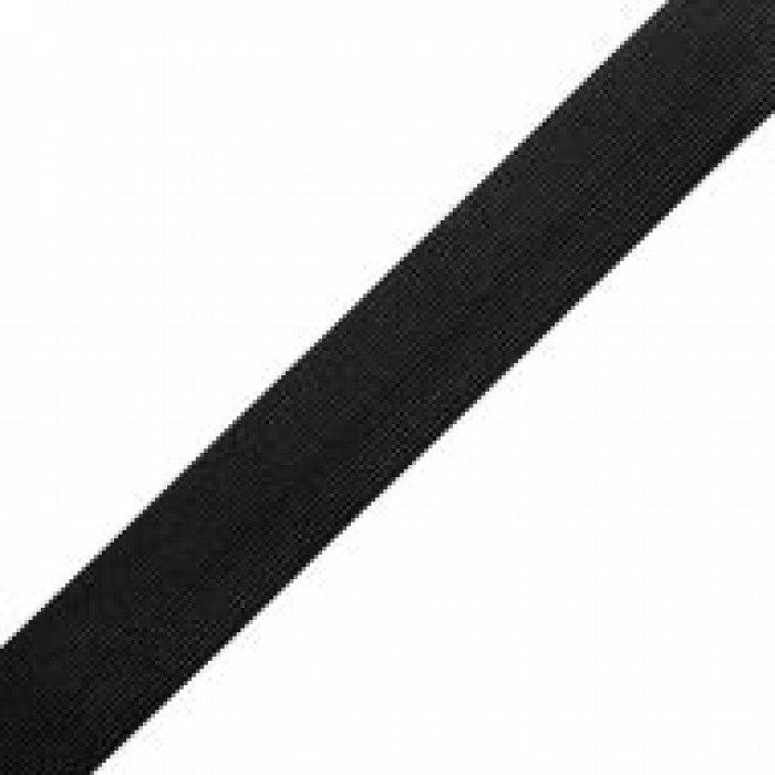 Резинка вязаная стандартная 035мм цв.черный(в рул.25м)