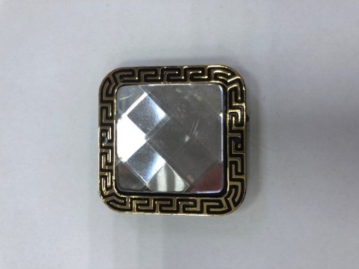 K01 Стразы декоративные пришивные Gold Crystal(в упак.50шт)