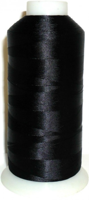Черная нить 120D/2 вышивальная 100% ПЭ 4500ярд(в упак.12шт)