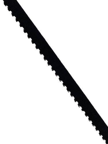 0200KPD Бельевая резинка 10мм цв.черный(в рул.100м)