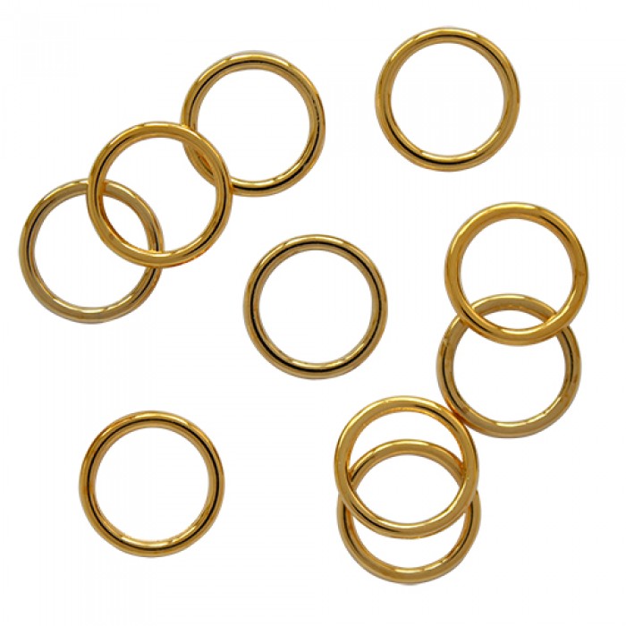 Бельевое кольцо регулировочное металлическое 18мм цв.золото(упак.1000шт)