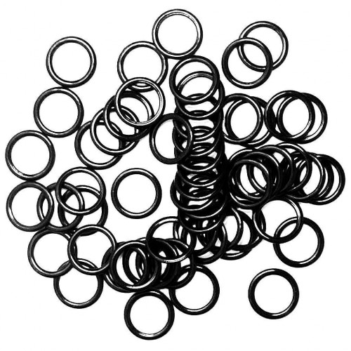Бельевое кольцо регулировочное пластиковое 0,8мм цв.черный(упак.2000шт)