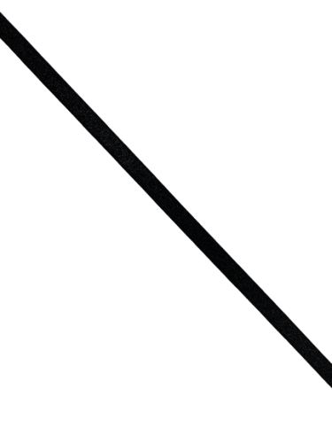 113A Бельевая резинка в рулоне 06мм цв.черный(в рул.200м)Китай