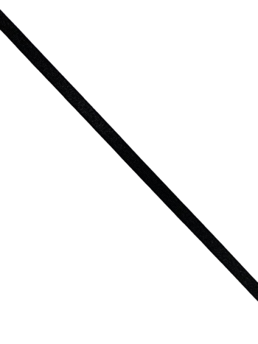 113A Бельевая резинка в рулоне 06мм цв.черный(в рул.200м)Китай