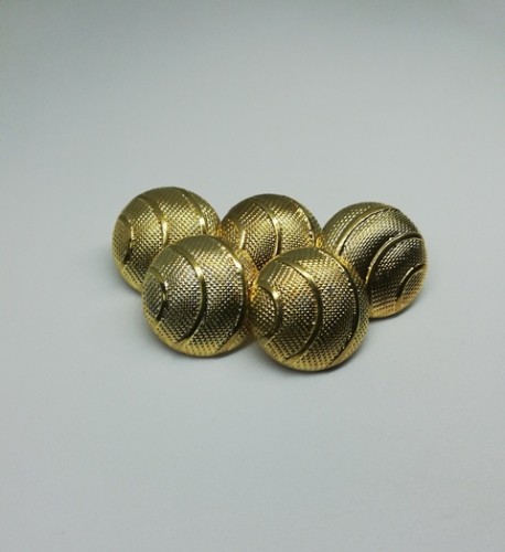 1060B Пуговица металлизированная №44 28мм цв.золотой(в упак.1000шт,в кор.№632)