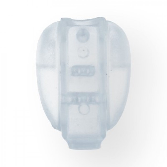 Концевик фасоль пластиковый цв.прозрачный(в упак.1000шт)
