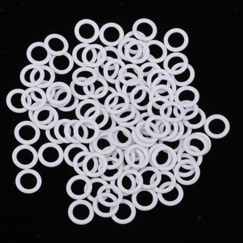Бельевое кольцо регулировочное пластиковое 0,8мм цв.белый(упак.2000шт)