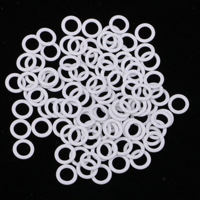 Бельевое кольцо регулировочное пластиковое 08мм цв.белый(в упак.2000шт)