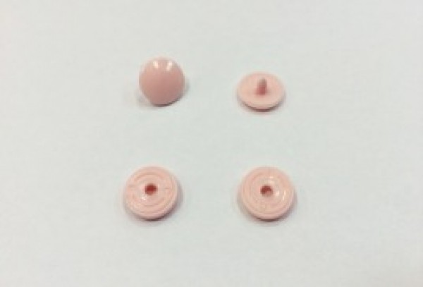 Кнопка пластиковая 10,5мм цв.св.розовый(в упак.1000шт)