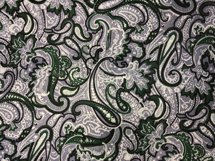 2018 Ткань подкладочная огурчики 190Т 150см цв.т.зеленый(в рул.100м)