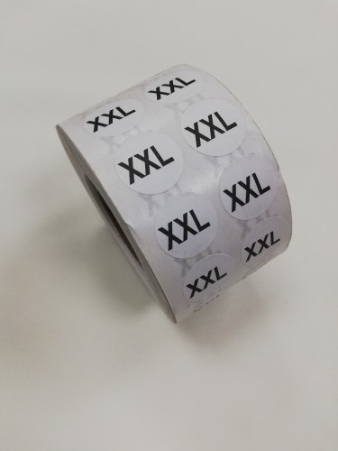 XXL Размерники на самоклеящейся бумаге цв.белый(в рул.5000шт)
