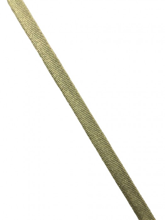 1535 Бельевая резинка округленная 05мм цв.хаки(в рул.100м)