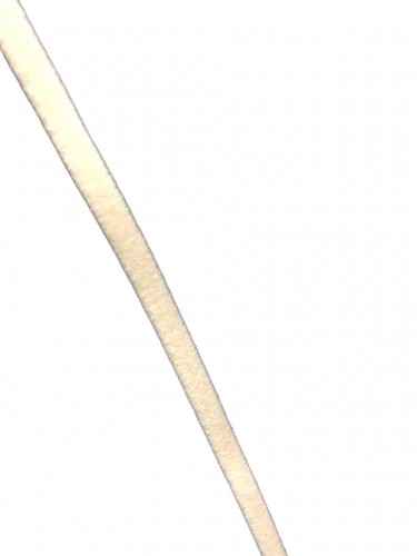 1535 Бельевая резинка округленная 05мм цв.бежевый(в рул.100м)