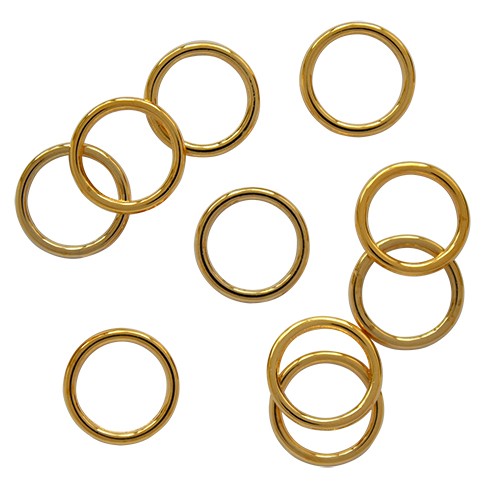 Бельевое кольцо регулировочное металлическое 06мм цв.золото(в упак.2000шт)Китай