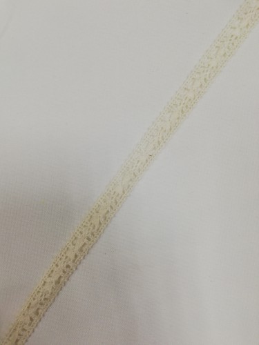 0040СТ Кружево вязаное хлопок шир.1,5см цв.кремовый(в упак.30м)