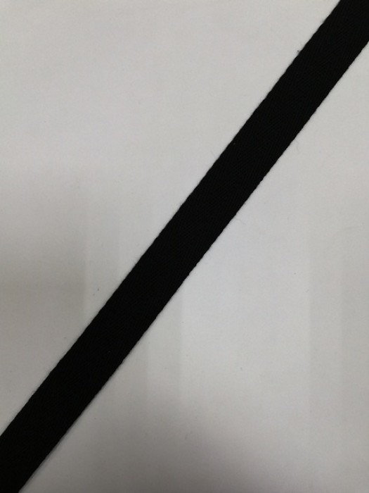 Киперная лента 15мм цв.черный(в рул.50м)