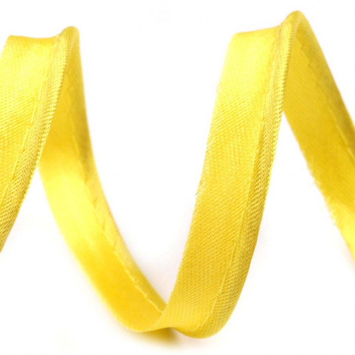 110 Кант атласный цв.желтый(в рул.72 Yds)