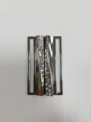 2780TMR Пряжка декоративная цв.никель(в упак.100шт)